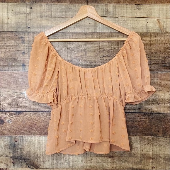 Ginger Swiss Dot Blouse 💛 Darling - Picture 6 of 6